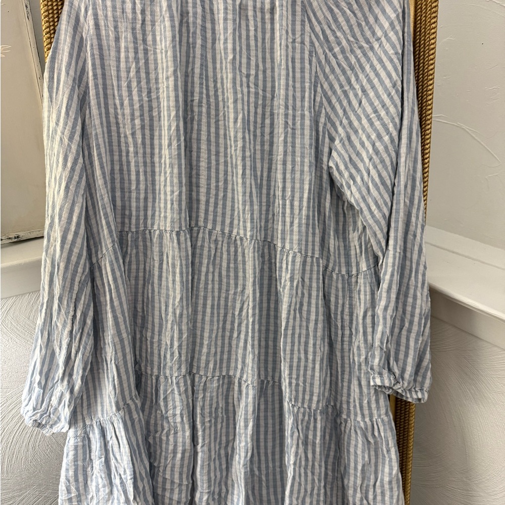 dip Blue & White Striped Tunic Top - Picture 9 of 10